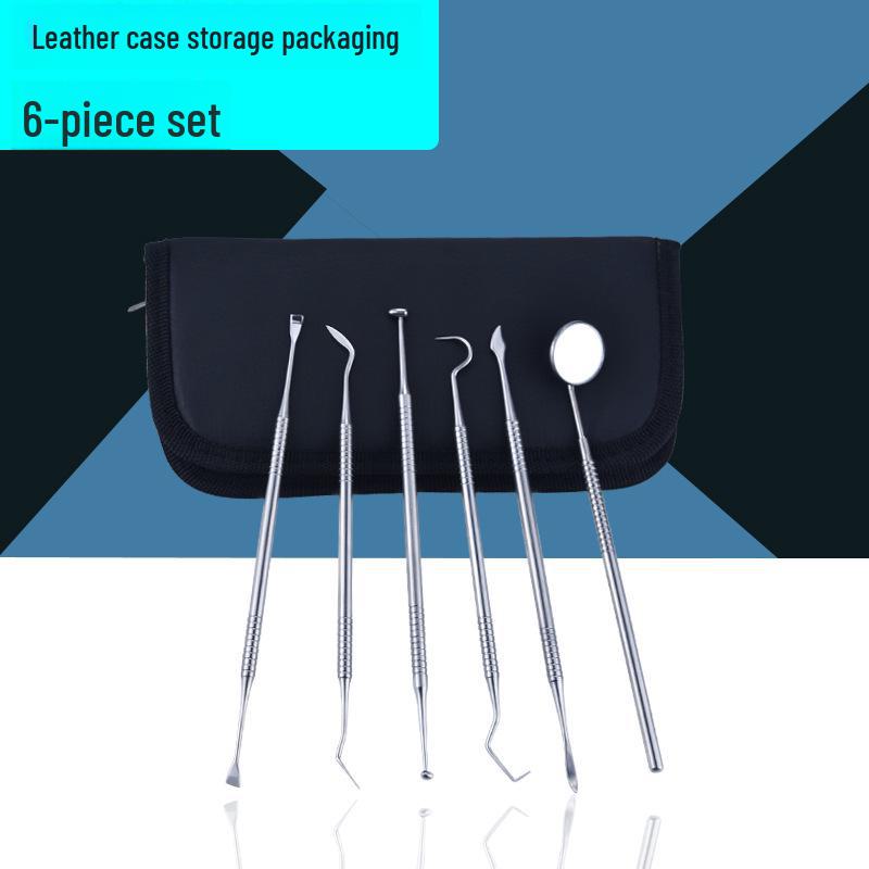Set de instrumente pentru dentist din 6 piese: Materiale dentare și kit de albire a dinților pentru îngrijirea bucală la domiciliu