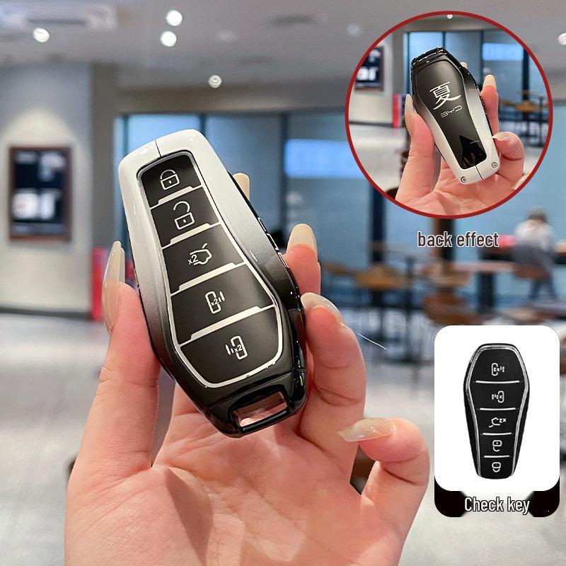 

Compatible with 2025 BYD Xia DMI Excellence Key Case Metal Protective Shell