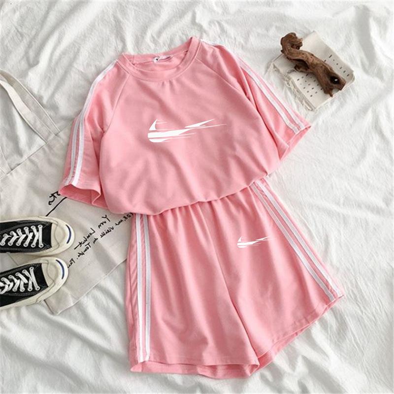 womens nike two piece short set