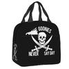 Benutzerdefinierte The Goonies Never Say Die Isolierte Lunchtaschen für Arbeit Schule Horror Abenteuerfilm Wiederverwendbare Thermokühlbox Bento Box