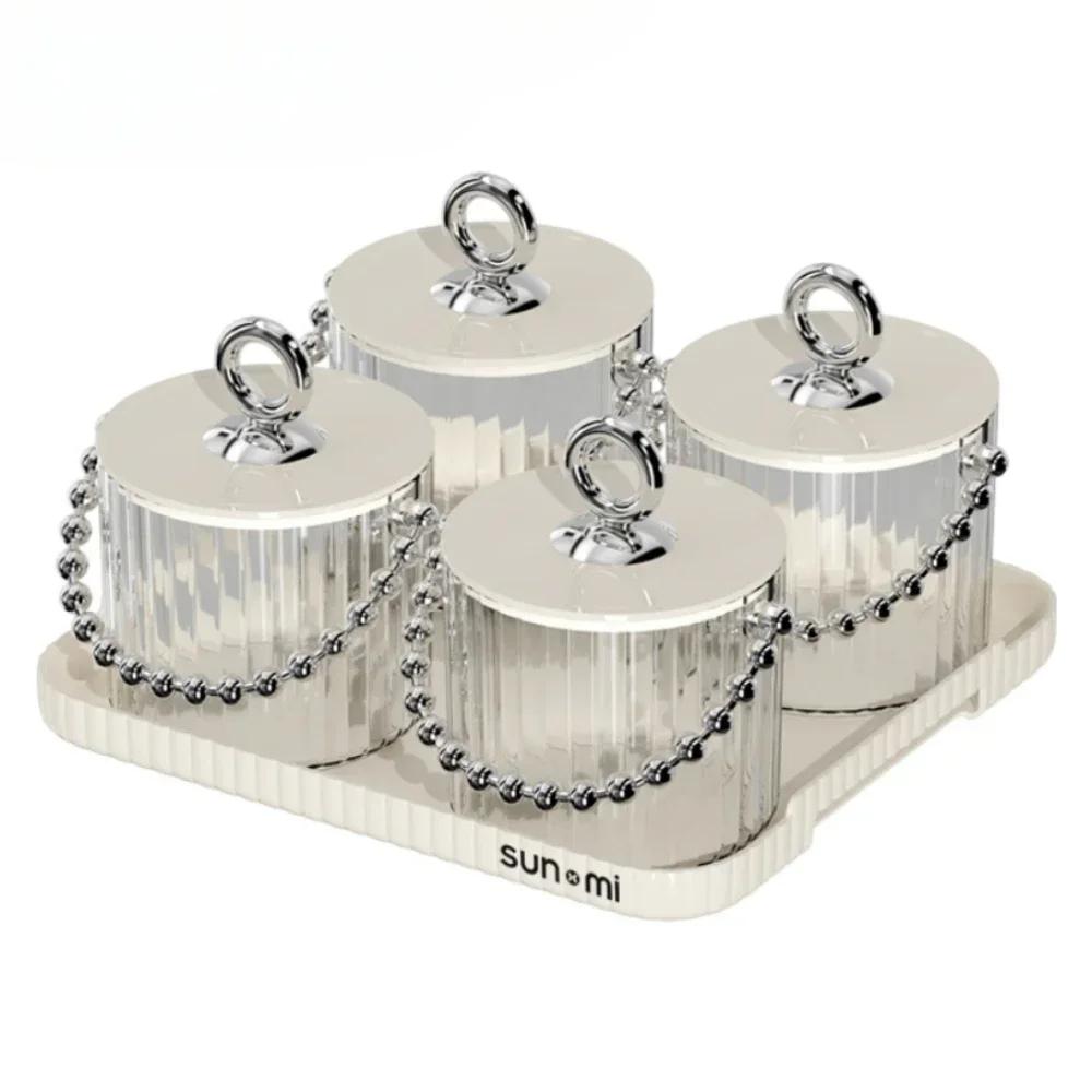 Candy Plate Set Tray Home Living Room Snack Storage Box Creative Decoration Wedding Candy Box Light Luxury Nordic Fruit Box