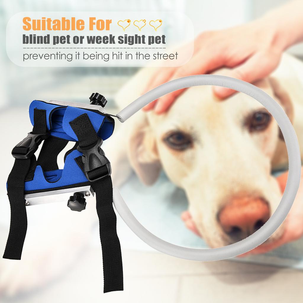 Anillo Anticolisión para Mascotas Collar Halo para Perro Ciego, Dispositivo Guía Arnés Chaleco para Mascotas