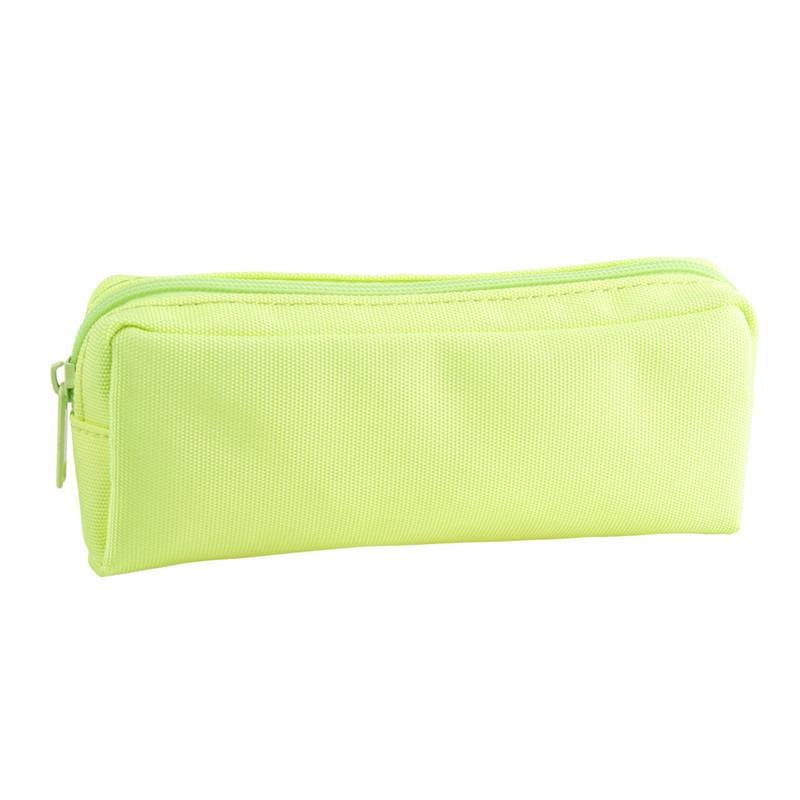 Personalized Pen Case Student Pen Box Office Storage Bag Solid Color Pencil Pouch High Quality Stationery