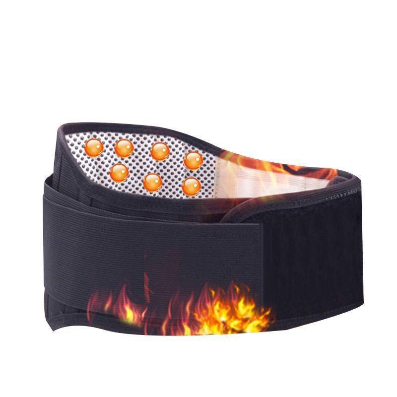 Unisex Self-Heating Magnetic Waist Support Belt for Warmth and Fitness