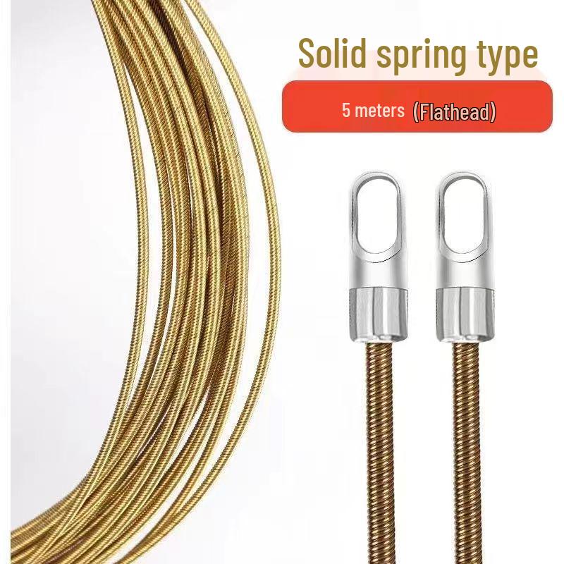 Electrician's Universal Wire Puller: Solid Spring Threading Tool for Through-Wall Wire Installation.