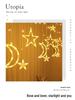 Starry Sky LED Curtain Lights for Christmas & Birthday Room Decoration