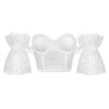 JYL TS lace sexy breathable bra with short sleeves for women