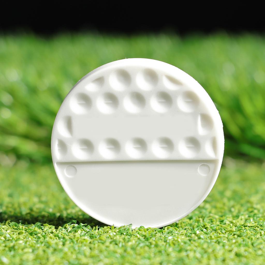 Flat Shaped Golf Balls Putting Training Tool Portable Golf Swing Practice Balls Golf Training Balls Golf Accessories