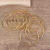 10 Pack 3 Inch Gold Dream Catcher Metal Rings Hoops Macrame Ring For Dreamcatchers And Crafts