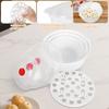 3 Pcs Microwave Bowl with Lid and Steam Rack Microwave Special Soup Bowl Plastic Microwaves Food Bowls for Kitchen Accessories