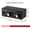 LYNEPAUAIO 150W 14AWG Desktop Passive Speaker Volume Control Box Amplifier Speaker Volume Adjustment with Separate Left