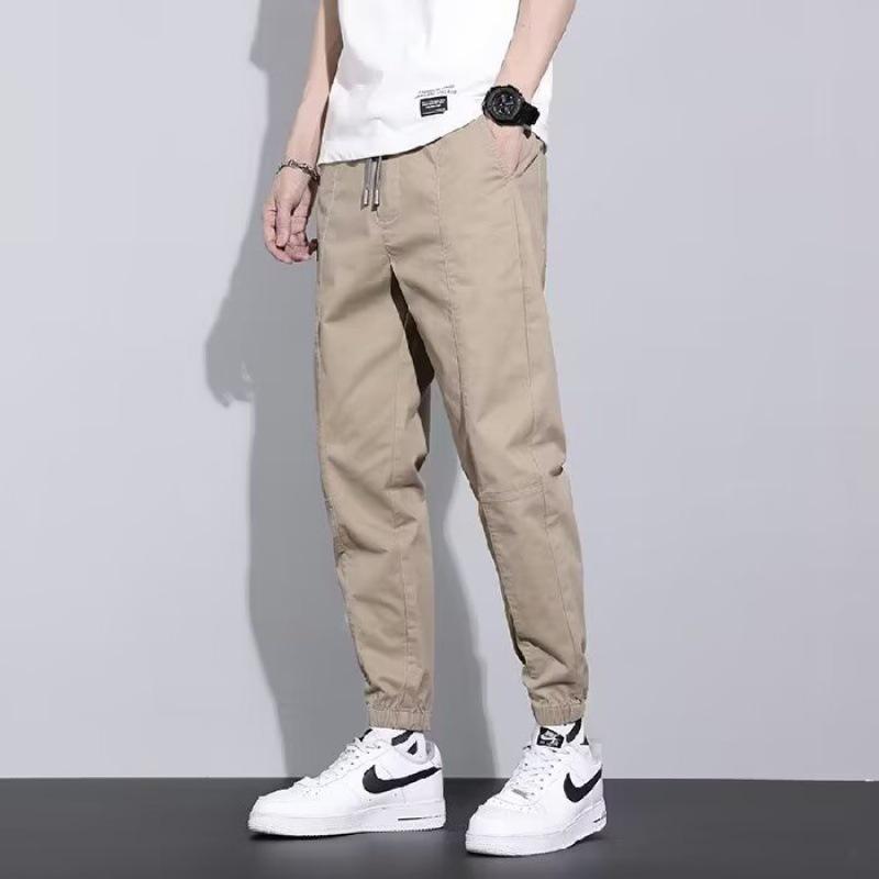 

Men s Retro Loose Straight-Leg Joggers - New Spring/Autumn 2025 Collection M хаки
