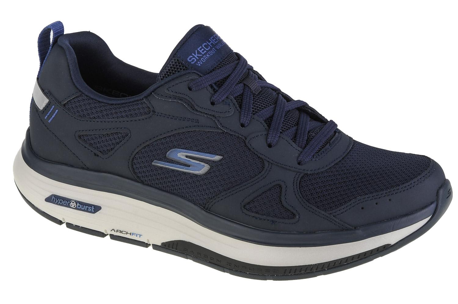Skechers Go Walk Workout Walker, zapatillas de deporte para hombre en azul marino