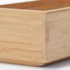 MUJI Stackable Bamboo Organizer W X 26cm D X Product Number Suitable for Clothing Storage Box, Small, 8.5cm 5.5cm H, 12057871,