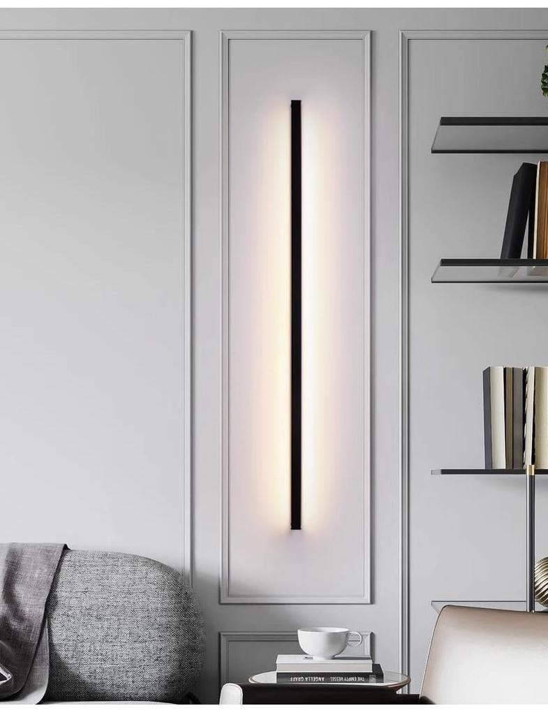 Minimalist Modern Strip Wall Light for Bedroom, Living Room, or Sofa Area