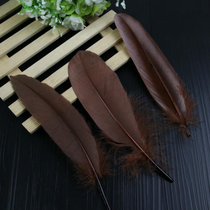 50Pcs28 Color Diy Feather Hard Big Floating Feather Wedding Dress Children Handmade Decoration Materials