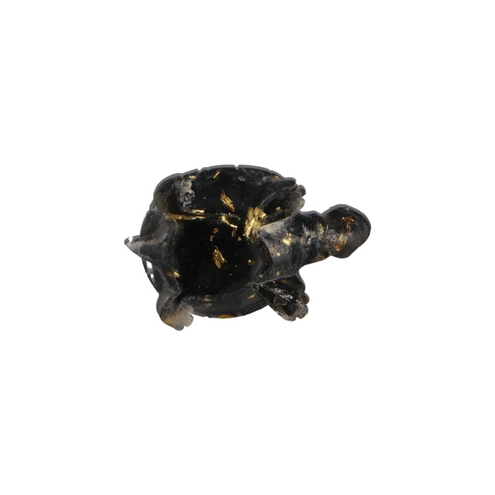 Schildkröte Taschenschildkröte Figur Tiere Kristall Epoxid Schildkrötenstatue Steine Skulptur Büro