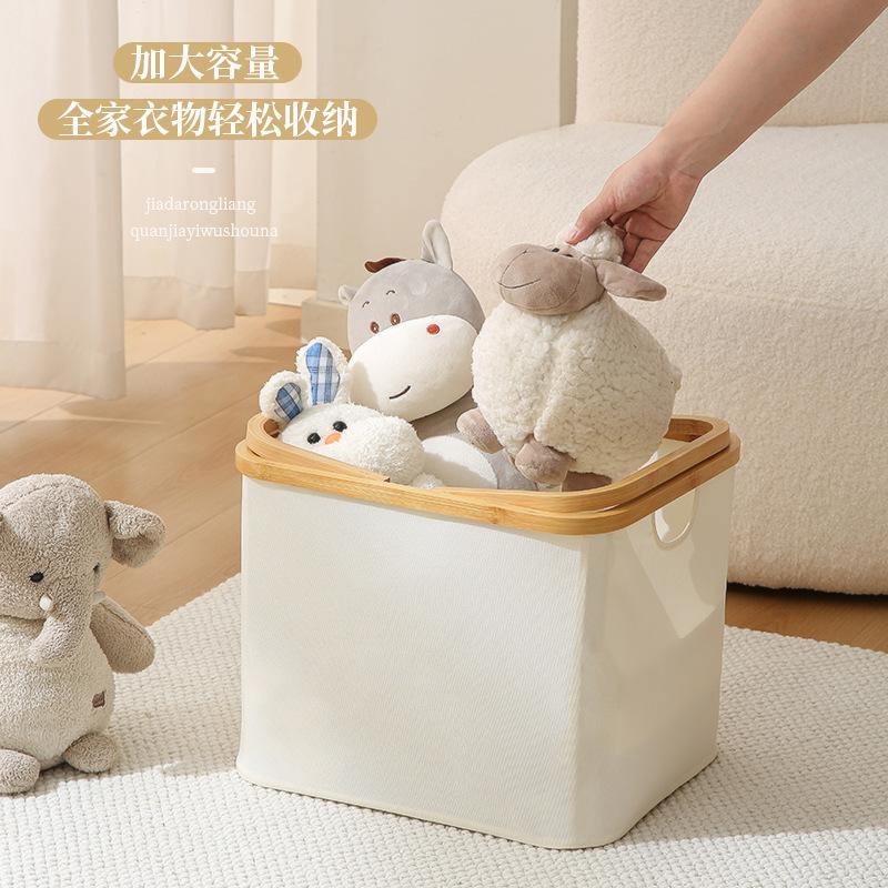 Baskets For Organizing Clothes Hampers For Laundry With Wood Handle Storage Baskets  Shelves Large Basket Clothing Washing