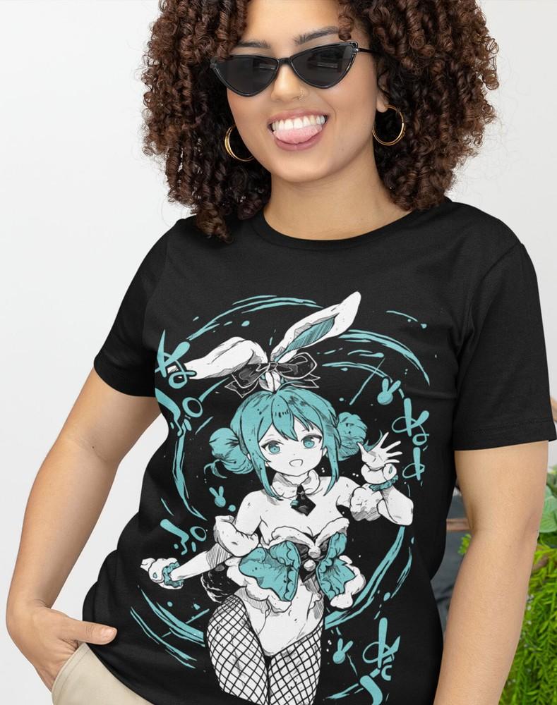 Футболка Hatsune Miku, hatsun wbr/ e miku, vocaloid, wbr/  miku, аниме, hat wbr/ sune, Унисекс футболка, все размеры XXXL