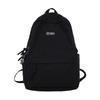 Back Zipper Backpack Hong Kong Style Retro School Bag Male Japanese Large Capacity High School Student College Student Canvas Backpack