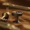 Tinyhob Vintage Bronze / Line Design Solid Brass Wardrobe Handles and Knobs Drawer Pulls Bedroom Kitchen for Cabinets Drawers