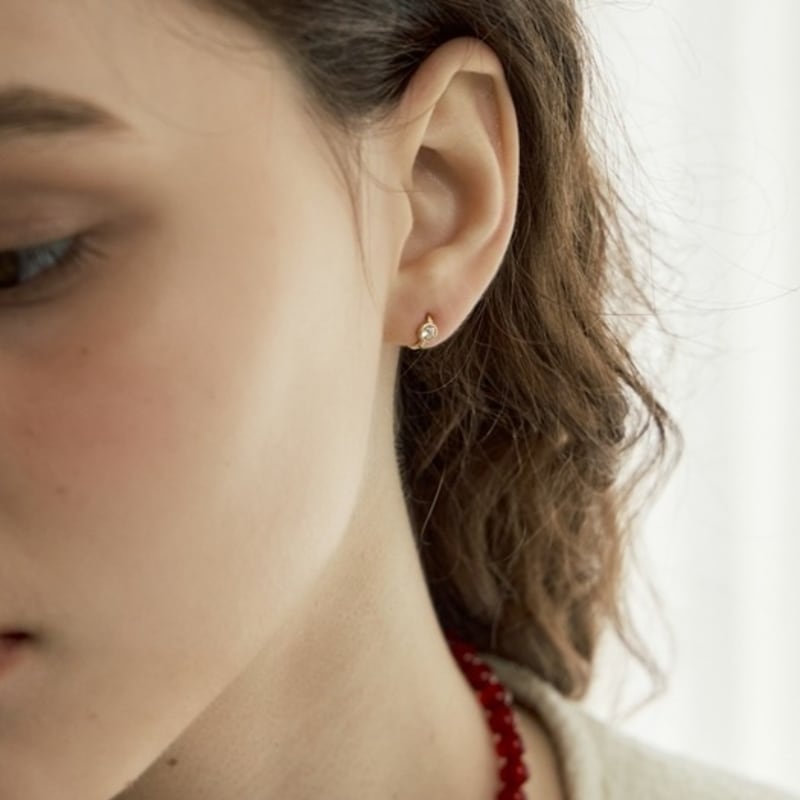 BEFORE MOONRISE 14K Moonlight Ring Earring GE305