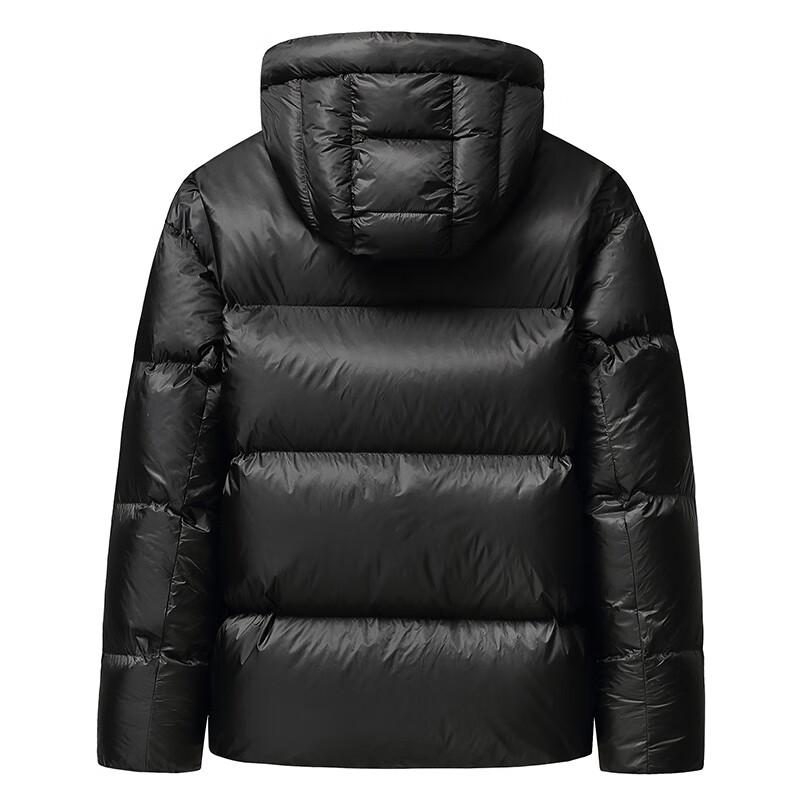 Yiliteng Men's Thickened Mid-length Hooded Down Jacket