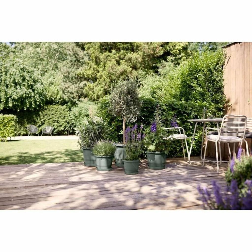 Plant Pot Elho Amiga Round 47 Green 47 X 35 Cm