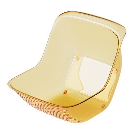 Drain Basket Portable Fruit Colander Large Capacity Food Grade BPA Free Sink Drain Basket Strainer Vegetable Washing Bowl