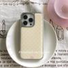 Koreanische ins Helles Gelb Rosa Polka Dots Handyhülle für iPhone 17 16e 16 15 14 13 12 11 Pro Max X XR Air Plus Luxus Klar Weich