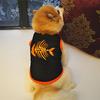 Pet Dog Bottoming Fine Print Mesh Shirt Clothes Lace Breathable Vest