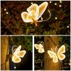 Fixed Model Outdoor Led Lamp Butterfly Shape Lighting  Garden DIY Decoration