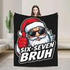 Sick Seven Funny Meme Blanket Super Warm Throw Blanket for Couch Chair Sofa Bed Autumn Winter Trendy Bedspread for Boys Girls