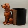 Dachshund Coffee Mug Handcrafted Bulldog Mug Funny Resin Animal Mug Personalized Gift for Dog Lovers