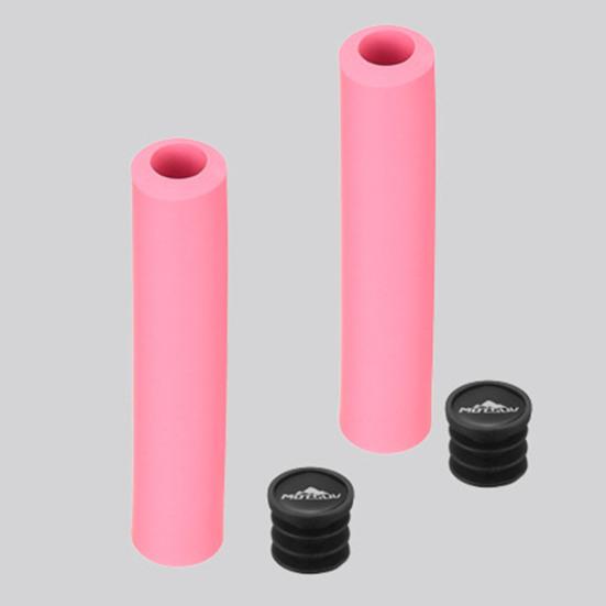 1 Paar Fahrradlenkergriffe mit Stopfen Silikon Schwamm Rutschfest Stoßdämpfend Mountainbike Lenkerabdeckung Fahrradzubehör