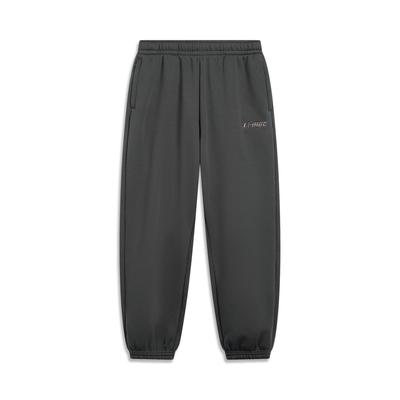 Li Ning Sports Fashion Series Casual Simple Cuffed Loose Knit Joggers Men Bottoms AKLVH29-6