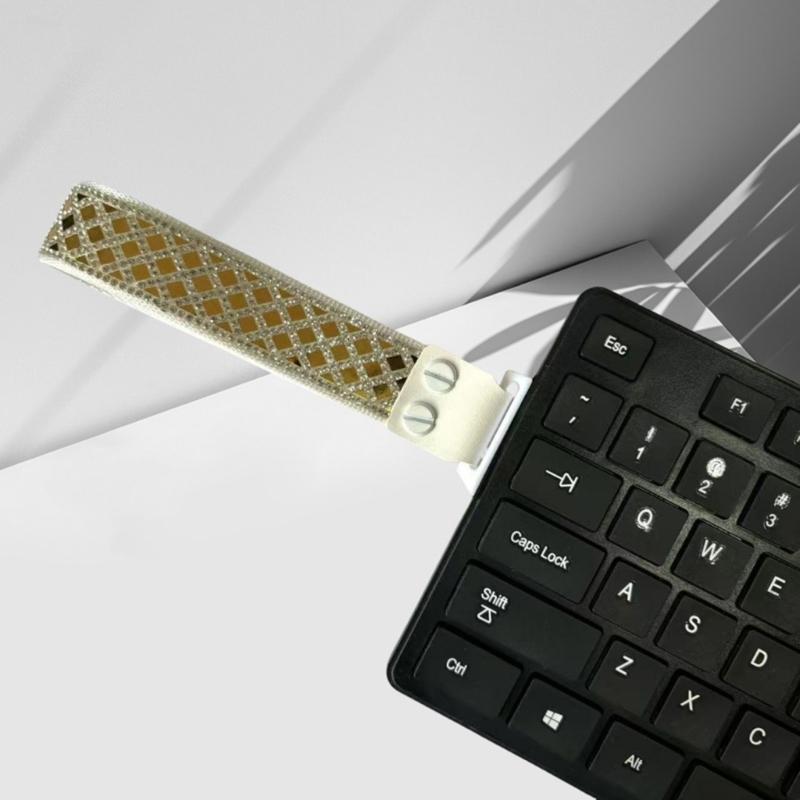 Keyboards Straps Streamers Decorative Straps Rhinestones Nylons Straps for 60 ATK68 Gaming Mechanical Keyboards