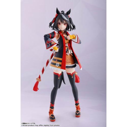 TAMASHII NATIONS S.H.Figuarts Uma Musume Pretty Derby Kitasan Black, Approximately 140mm, PVC & ABS Painted Action Figure