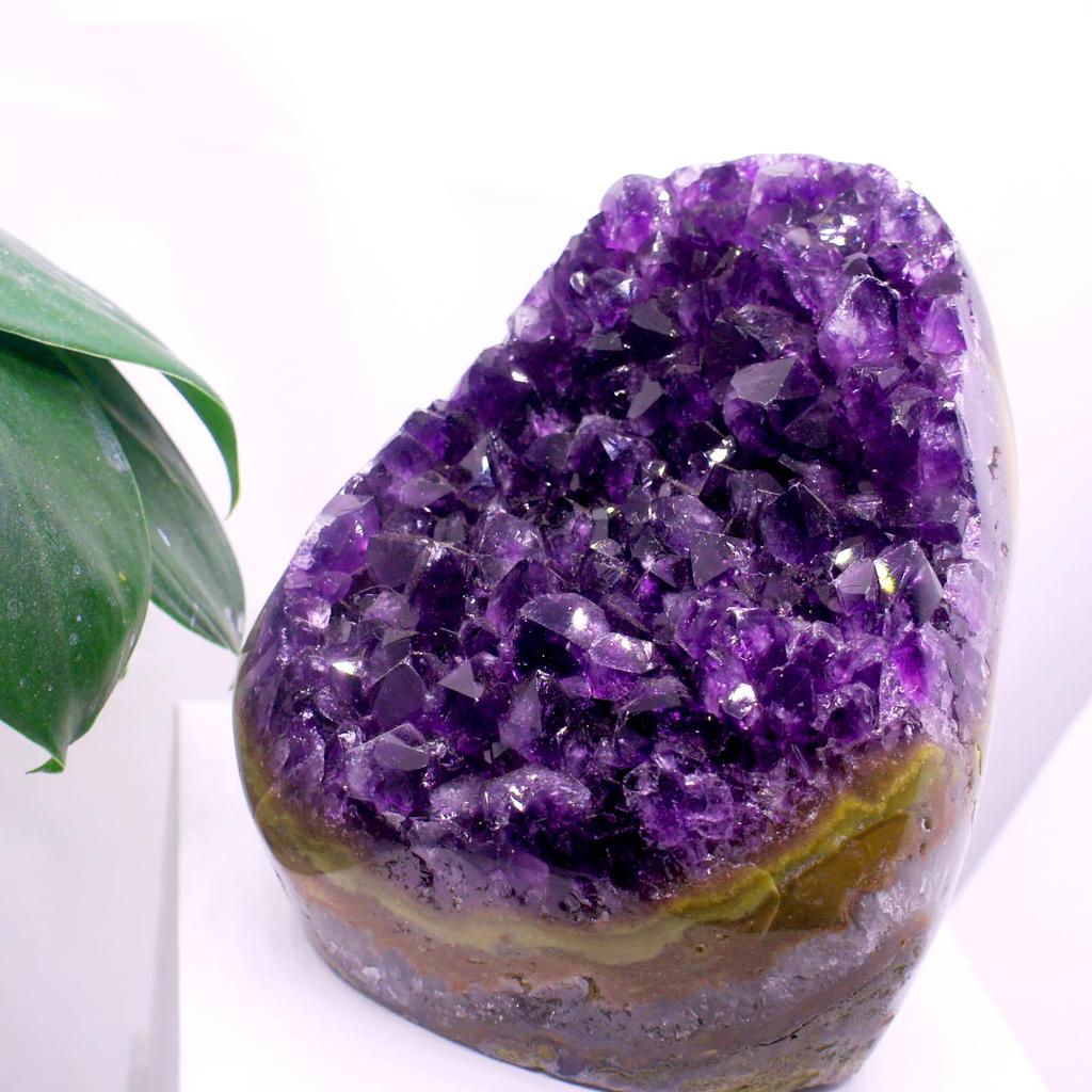 Amethyst Natural Carefully Purple Rough Power Feng Ideal for Interior Decoration [TANAKA YA] Cluster, Stone, Selected, High-Quality, Approx.