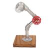 Table Lamp Industrial Design Pipe LED Cool White Light Home Decoration for Bedroom Living Room UK