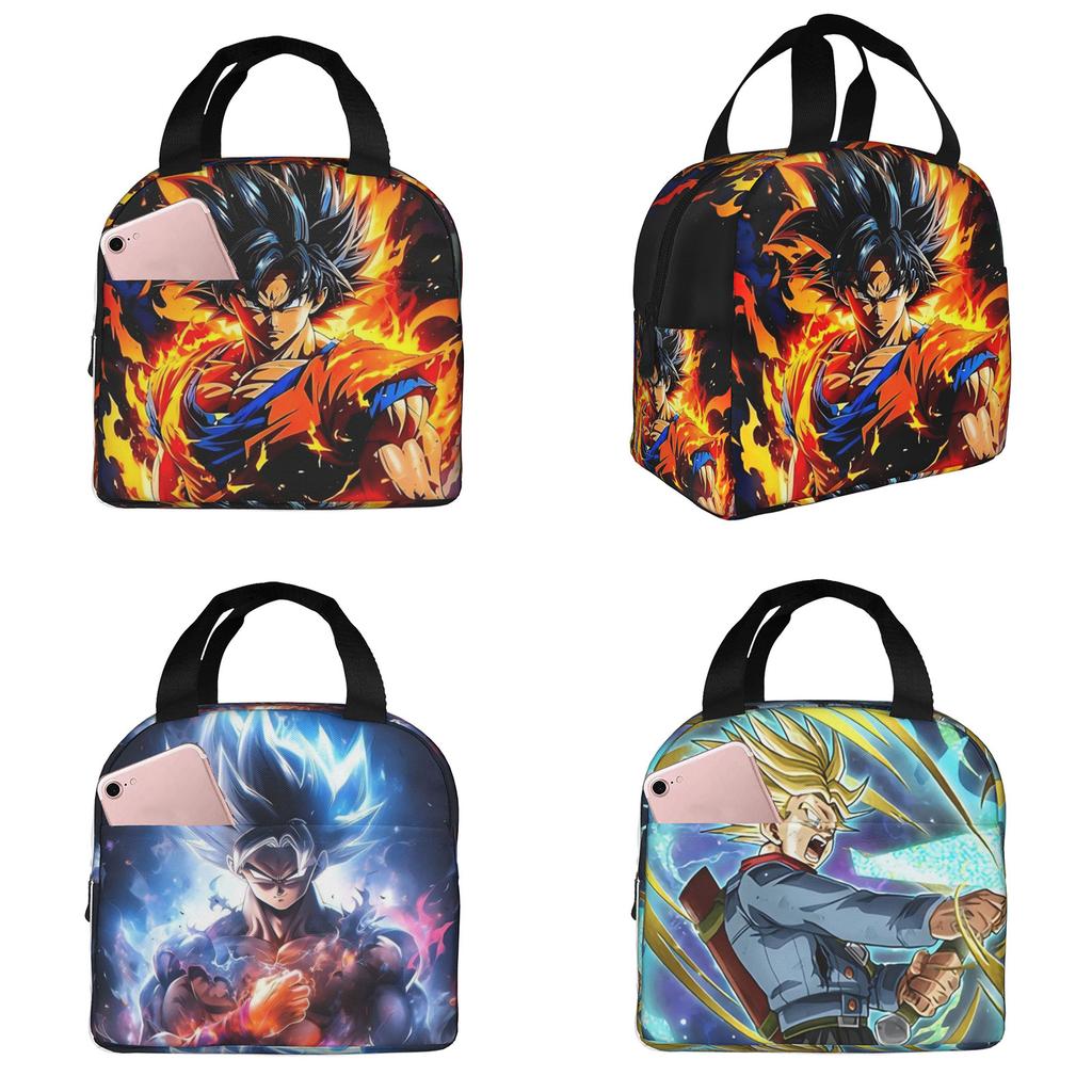 Wukong Lunch Bag Children'S Fully Printed Picnic Bag Cartoon Animation Thermal Insulation Bag Convenient Bento Bag