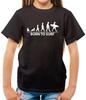 Geboren zum Surfen - Kinder T-Shirt - Surfer - Surfen - Fan - Hobby - Strand - Sport
