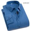 Autumn and Winter Bamboo Fiber Wool Inner Lining High-quality Warm Shirt Long Sleeved Men's Shirt