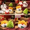 Christmas Plush Santa Snowman Reindeer Tree Decor For Kids Holiday Gift
