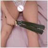 Sawtooth Spanking Whip Genuine Leather Double Row Paddle Paddles