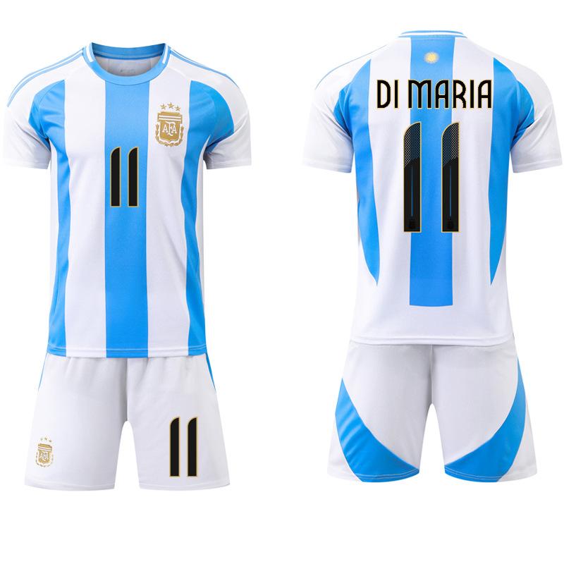 

2024-25 Copa América Argentina Home Blue-White National Team Jersey #10 Messi #21 Dybala Football Jerseys L