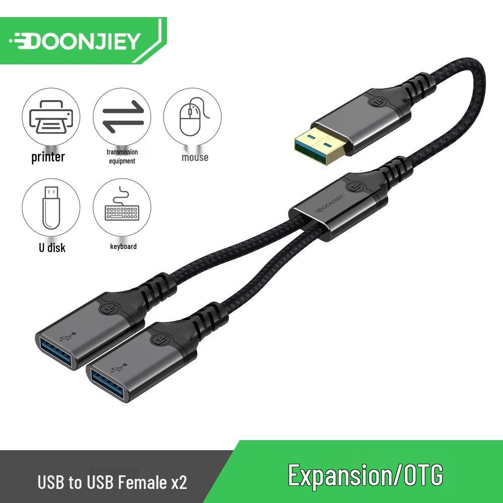 3-in-1 USB-C Docking Station: Multi-Port Adapter & USB Extension Cable