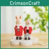 Tierfigur aus Holz, moderne minimalistische Heimdekoration, Kinderzimmer-Schreibtischaccessoire