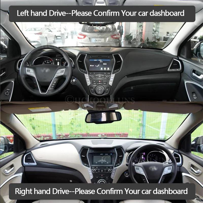 For Hyundai Santa Fe 2013 2014 2015 2016 2017 2018 DM IX45 Dashboard Cover Mat Carpet Pad Sunshade Cushion Car Visor Accessories