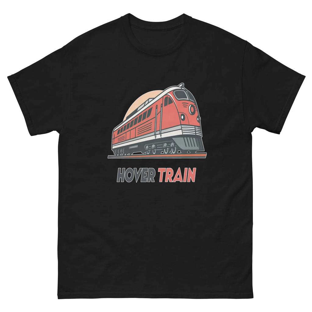 Hover Train Transportation Vehicle Illustration T-Shirt